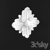 Molded element in a classic style