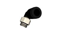 Piquage en équerre mâle cylindrique diamètre 8 - G1/8