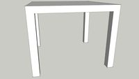 Mesa cuadrada