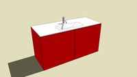 mobile bagno sospeso