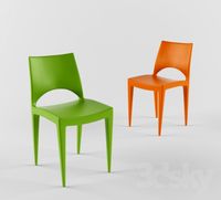 Bar plastic chair Paris antracite