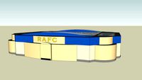 A fantasy football stadium