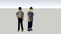 3D me and 2D me