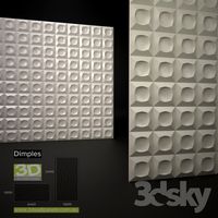 3D Wall Panels Dimples