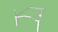 Cervical screening bed