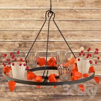Autumn decor with a cape gooseberry