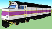 LOCOMOTIVE MBTA F40PHM-2C