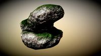 Low Poly Stone-01