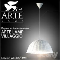 Hanging lamp Arte lamp Villaggio A3400SP-1WH