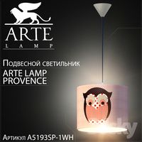 Hanging lamp Arte lamp provence A5193SP-1WH