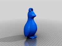 Low Poly Penguin Keychain by drdentz
