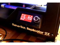 MINI12864 LCD Display mount for Replicator 2X by jin0711