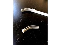 Vidga Ikea 110 Degree Corner Curtain Track Bay Window by melvinraju