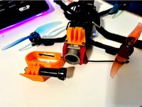 GoPro mount for GepRC Crocodile Baby (GEP-CB4 frame) by prokator