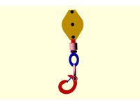 Toys for boys- crane lifting block, swivel, hook by stollew