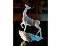 Deer sculpture by jayjaysculpt