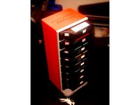 Dymo D1 Label Tape Cartridge Rack by packydb