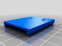 Slimline table-mount housing for gooseneck mic by WackyNinja