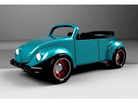 VW Beetle Convertible Baja Bug (cabriolet) by Soarpix
