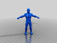 Human template for warhammer scale by spalominominis