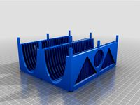 Stackable 50 caseless Minidisc Holder by epsilon748