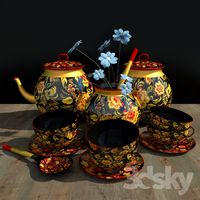 Dinner khokhloma