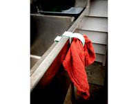 Sink Towel/Rag Hook for Utility Sink Trinity by jimerb