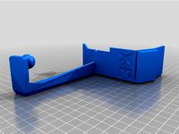 Raspberry cam mount at extruder cover and cable route for Artillery Sidewinder X1 by XPlusE