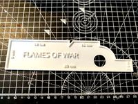 Flames of War metric range finder by narcispr