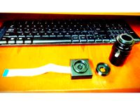 Threaded C-mount for Raspberry Pi v1.3 Camera by r4d10n