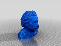 Albert einstein with his brain sticking out by joopfd