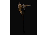 Skyrim Dragonbone Battle Axe by SpaceLord87