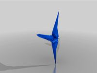 Hawk space fighter by Waylanger