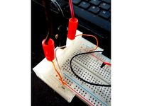 3 poles breadboard for male banana plug connector by CarlSans