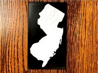 Topographic map of New Jersey by cmh