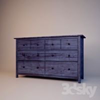 IKEA. HEMNES Chest of 8 drawers, blue