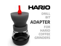 Hario coffee grinder adapter for drill by Stepan
