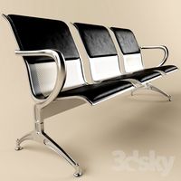 Perforated metal chairs section J19-3