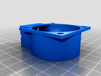 5015 blower fan to axial 40x20 fan mount adapter by 1337design