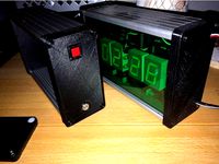 NTP LED clock based on a kit pcb by makibox850