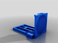 Interlocking GPU and Fan Stand by ThePiercoost