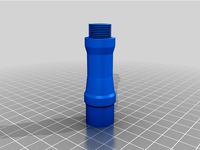 barrel extension 63mm 14mm negative thread by GabrielCrowe