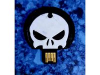 Punisher Keyring YubiKey cover by Pete2345