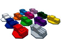 VEKTORACE BOARDGAME CARS - CUSTOM EDITION by DakkarDaemor