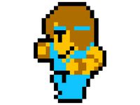 Final Fantasy (NES) Monk Multi-Color by jwick123
