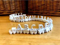 Customizable Alphabet Train by DaveMakesStuff