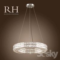 RH / SPIRIDON RING CHANDELIER 32