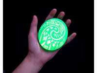 Glowing Moana Heart of Te Fiti by elanaut