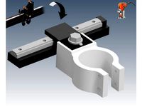 Chinese Laser Cutter Rigid CNC Router Adapter by catboxpro