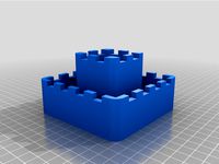 Castle planter with moat by Blobofdoom